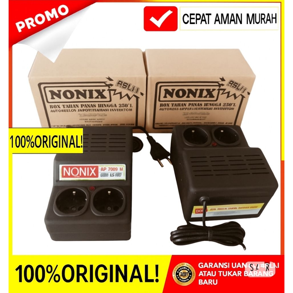 Inverator penghemat listrik NONIX 2000 watt. Bisa utk kulkas, tv,dll