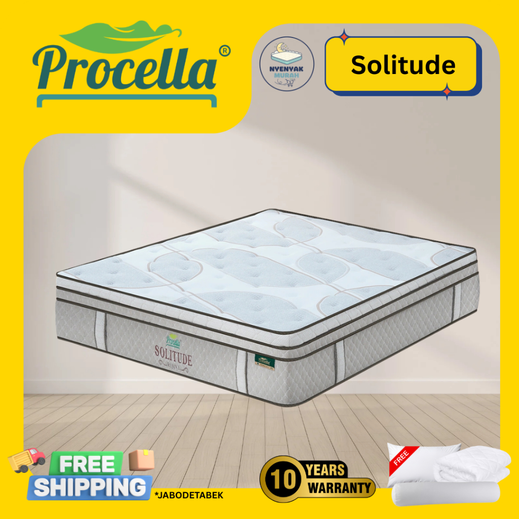 Kasur Springbed ​PROCELLA Solitude - Kasur Saja Size/Ukuran 100x200 120x200 160x200 180x200 200x200