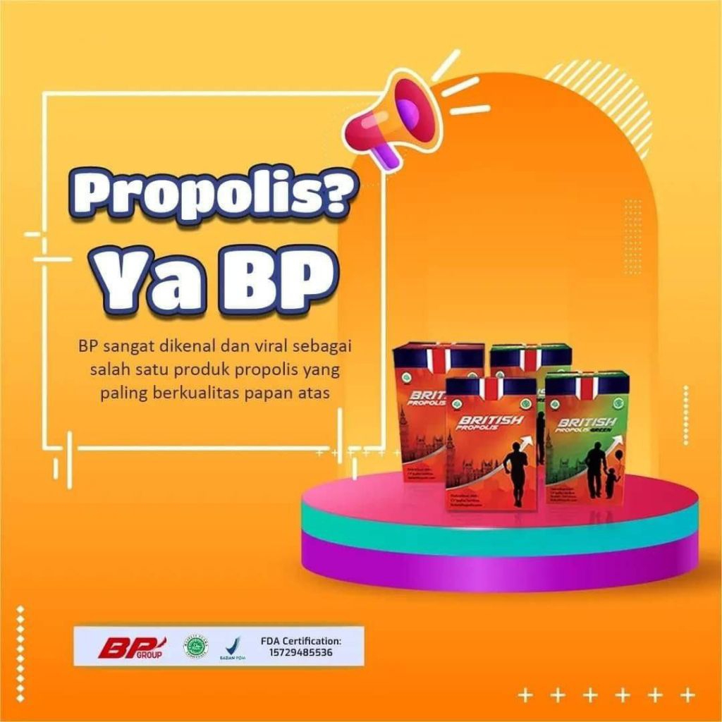PAKET HEMAT 10 BOTOL BRITISH PROPOLIS ASLI GRATIS SKINCARE BELGIE