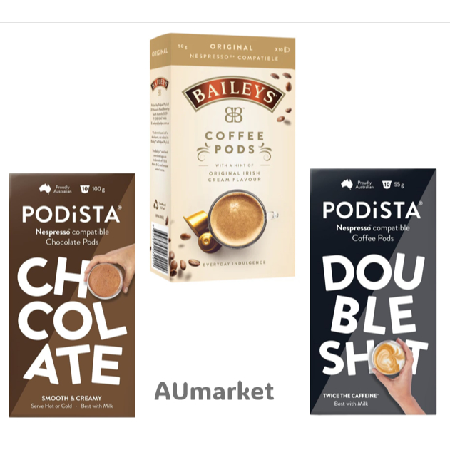 Nespresso Coffee Capsule Podista Baileys Original