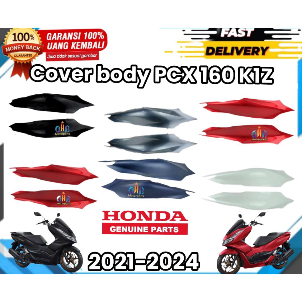Cover Body Belakang Samping Kiri Kanan Honda PCX 160 K1Z Original termurah