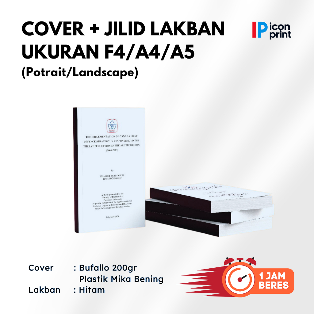 JILID LAKBAN SOLATIP HITAM BIASA STANDAR BUKU MAKALAH PROPOSAL SKRIPSI