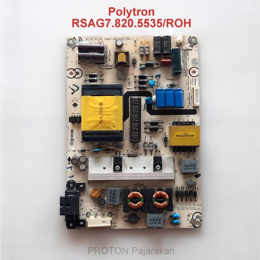 PSU LED TV Polytron PLD40D552 PLD40D555 PLD40T552 PLD40T555 PLD 40D552 40D555 40T552 40T555 Mesin Po