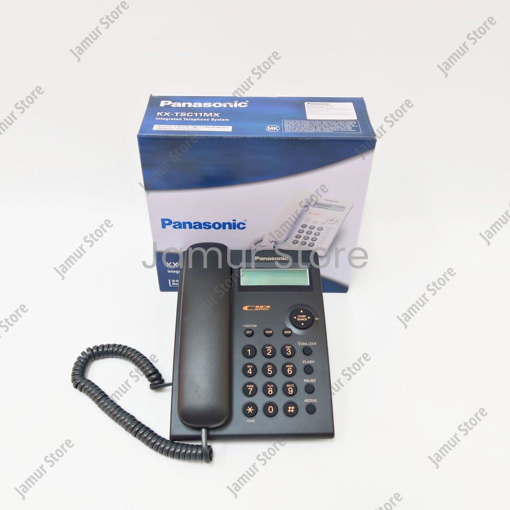 Telepon Kabel Panasonic KX-TSC11 Telpon Panasonic Caller ID KX-TSC11MX Black