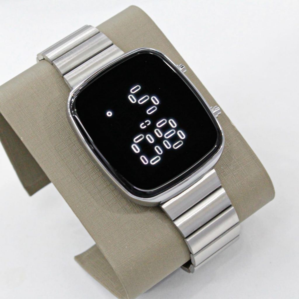 Jam Tangan Wanita Jinshengsi Digital Led Tali Rantai-jam tangan wanita led original Jss-4344