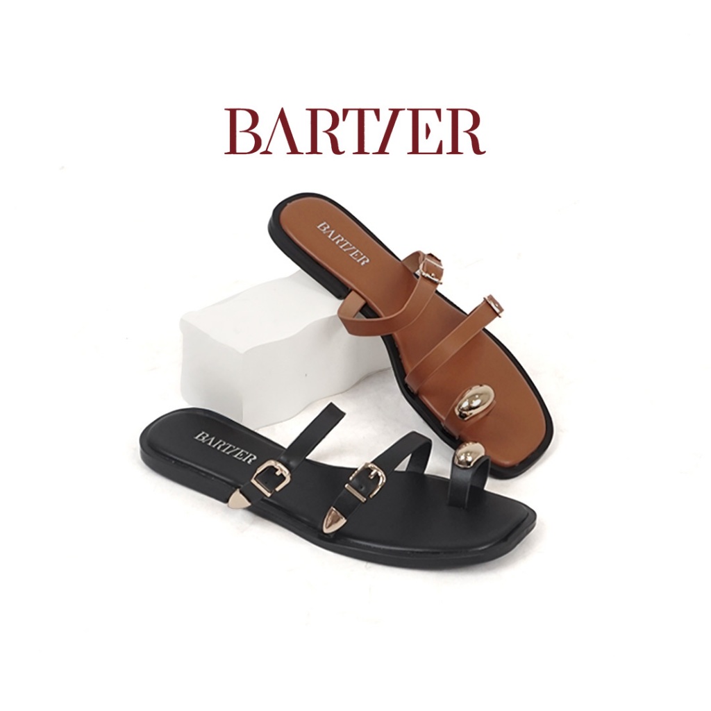 BARTIER - SANDAL WANITA FLAT SANDAL WANITA