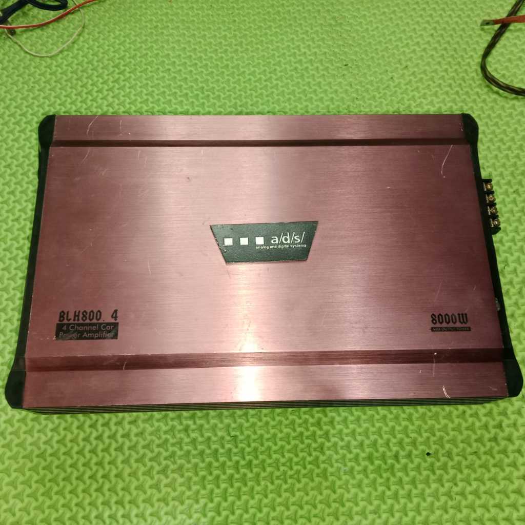 Power Audio mobil 4 Channel ADS BLH-800 | High Sound Quality Power Amplifier | Kondisi Bekas Normal