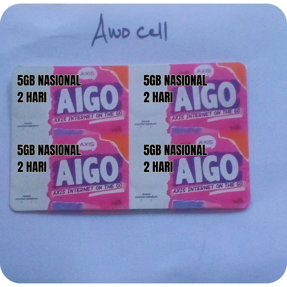 VOCER AXIS 5GB NASIONAL 2HARI