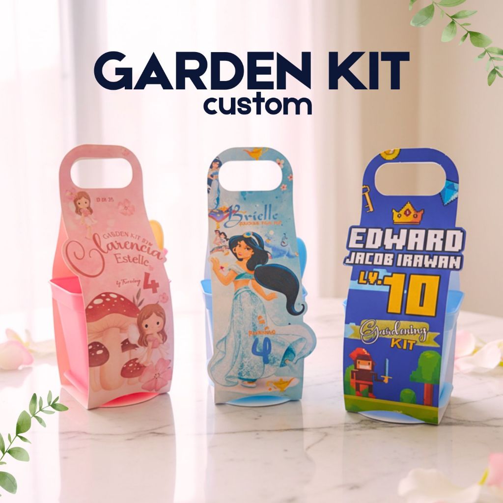 Gardening Kit Garden Kit DIY Hampers souvernir ulang tahun birthday Kit