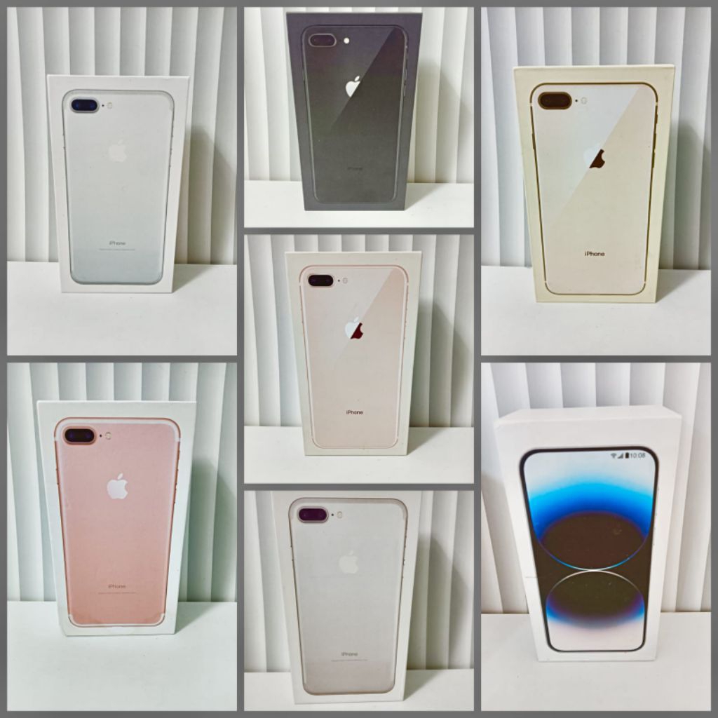 BOKS KARDUS DUS KOTAK HP IPHONE 8/8 PLUS ORIGINAL