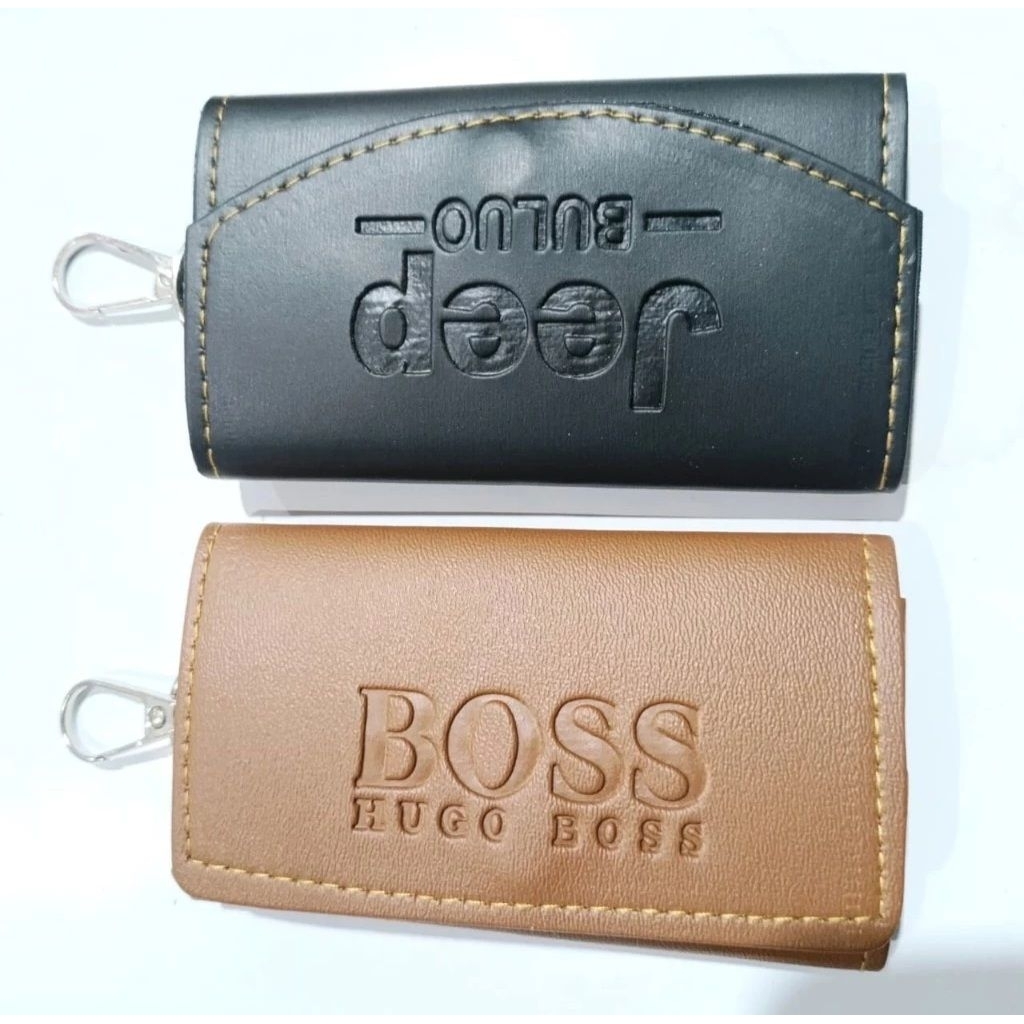 GANTUNGAN KUNCI STNK MOTIF Dompet Stnk Kulit Tulisan Jeep Boss