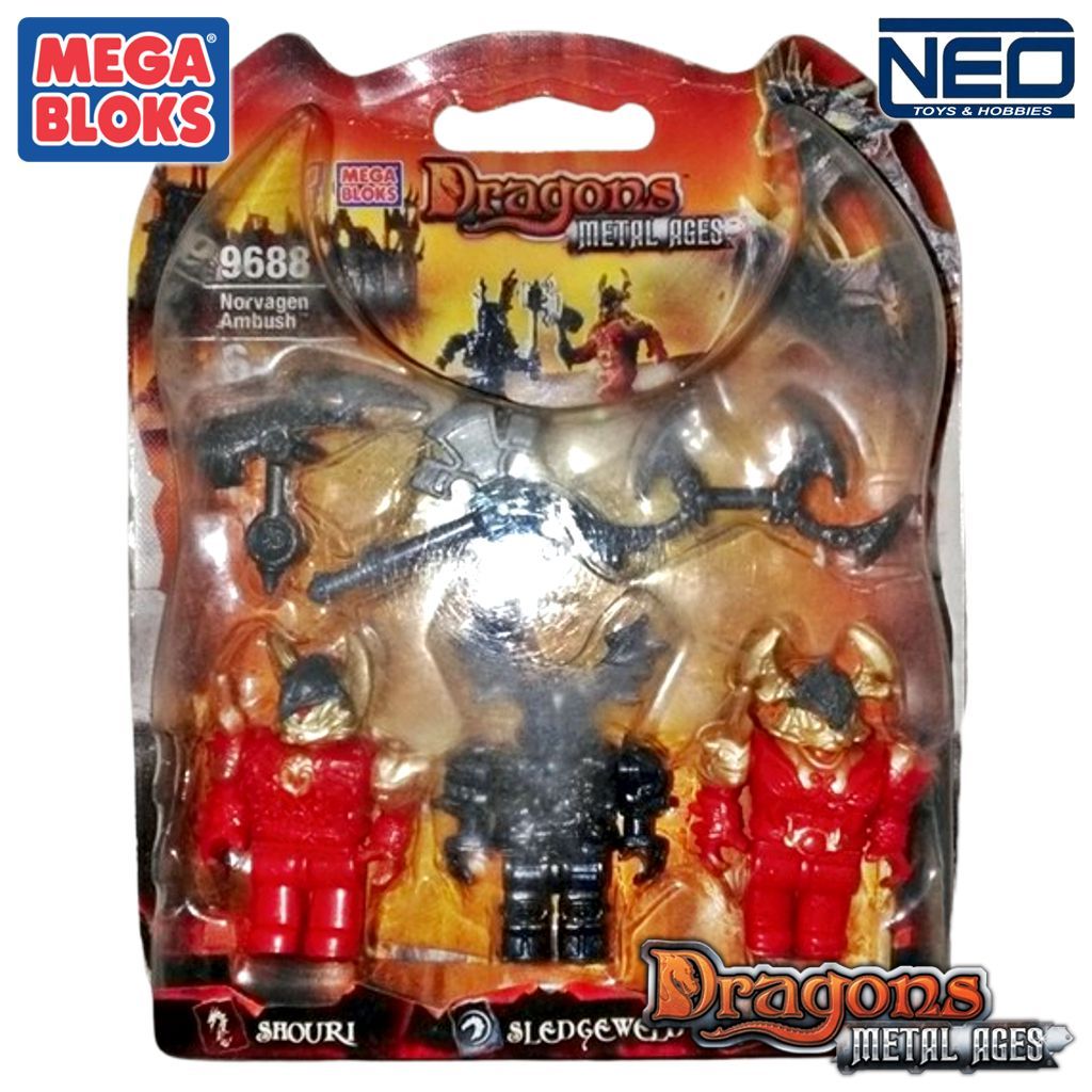 MEGA BLOKS 9688 "Norvagen Ambush" Dragons Metal Ages