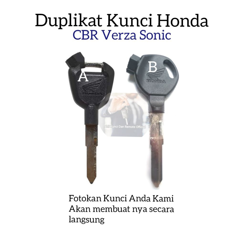 Duplikat Kunci Honda CBR Verza Sonic Bergaransi
