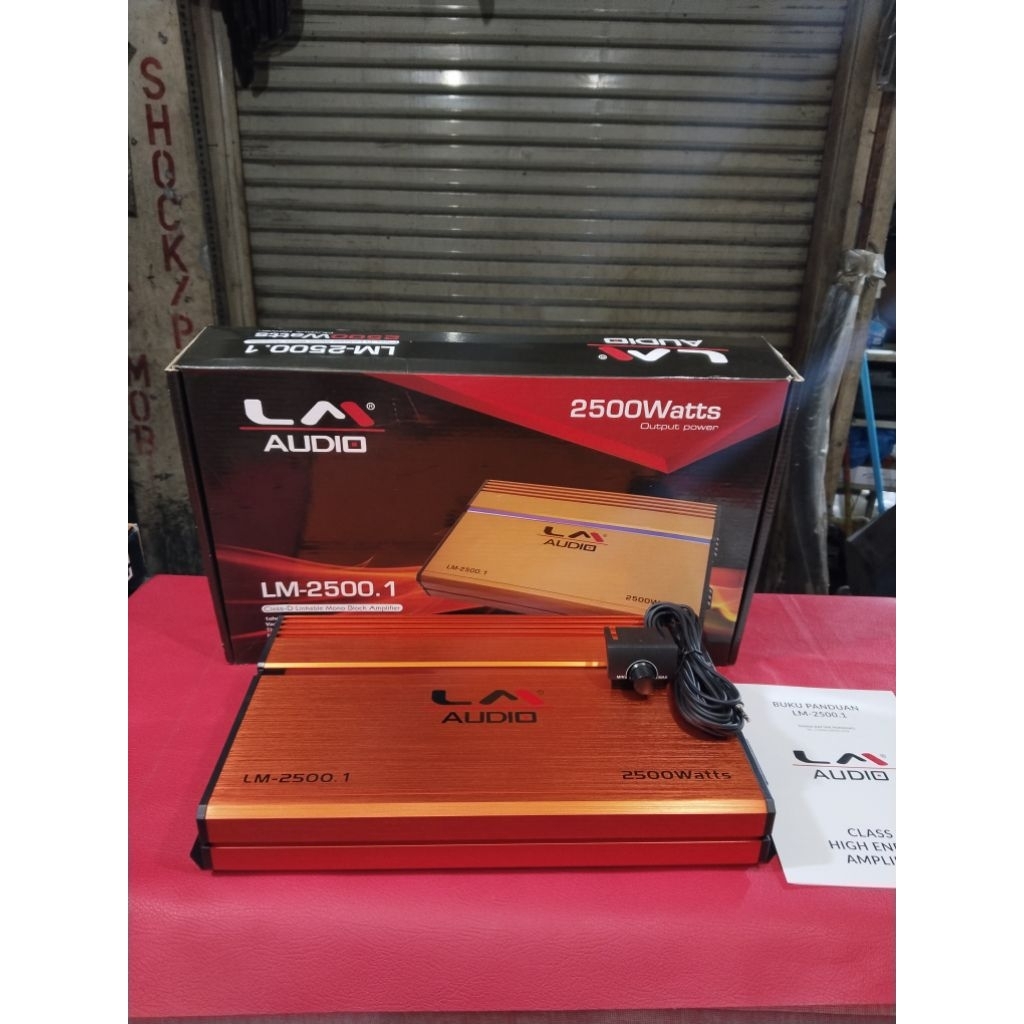 Power Monoblok LM AUDIO seri LM-2500.1 1Channel 2500Watt Audio Mobil