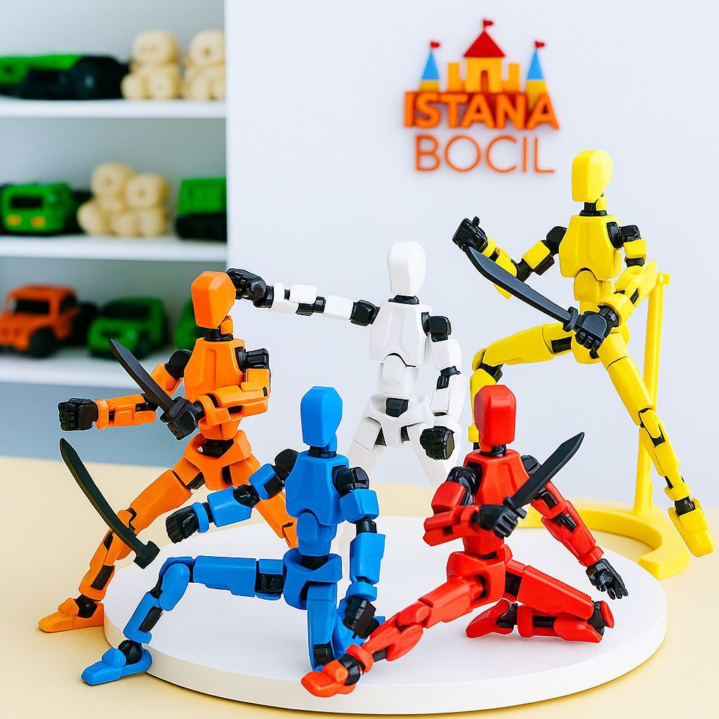 Mainan Anak DUMMY SUPER ROBOT DIY Mainan Robot Berbagai Gerakan Mainan Anak Laki Laki & Perempuan