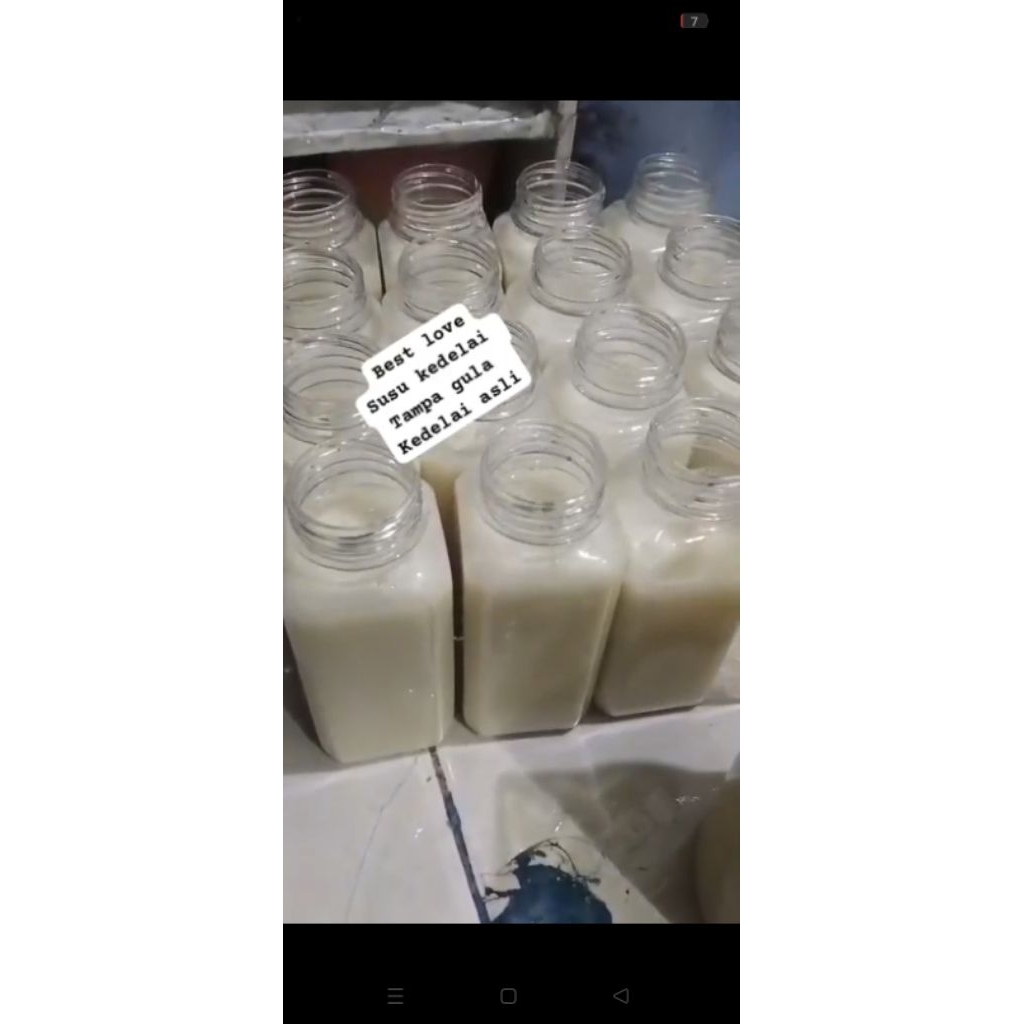 susu kedelai 100% susu murni tanpa gula