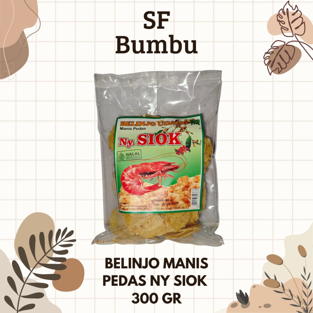 EMPING BELINJO MANIS PEDAS NY. SIOK 300 GRAM BLINJO MANIS PEDAS NYONYA SIOK