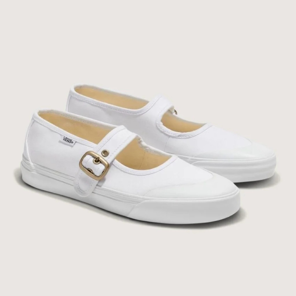 Vans mary jane white canvas (Resmi PT NAVYA)