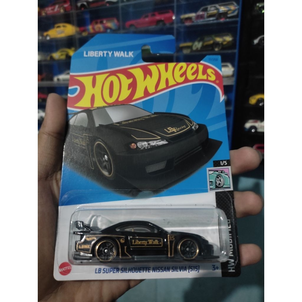Hotwheels LB Super Silhoutte Nissan Silvia (s15) LBWK Black