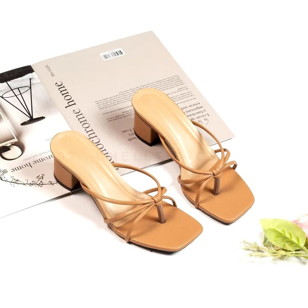 High Heels Pesta Tali Jepit Silang Sheina-heels