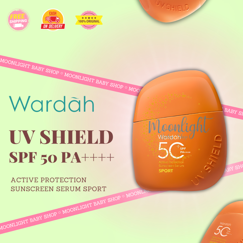 Wardah UV Shield Active Protection Serum SPF 50 PA ++++ 35 ml