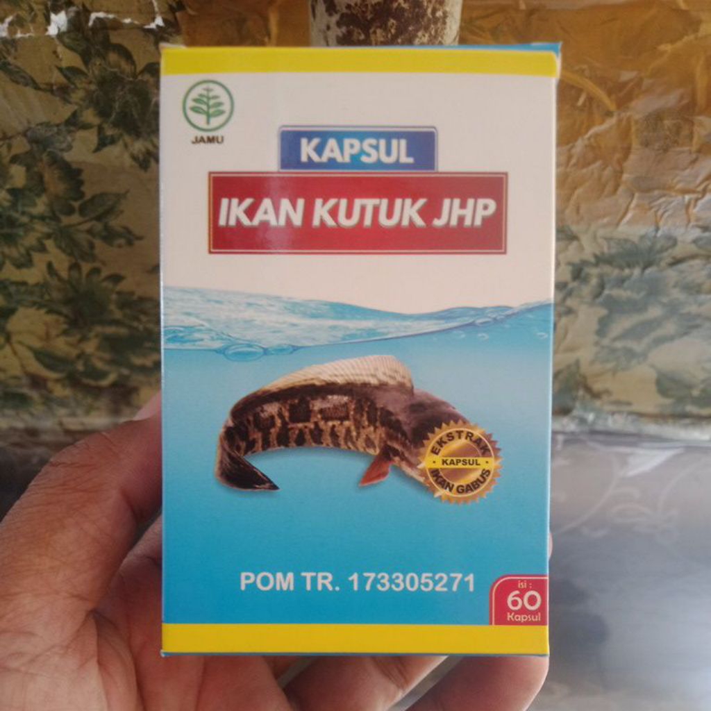 Kapsul Ikan Kutuk JHP – Bantu Pemulihan Luka & Kesehatan Tubuh