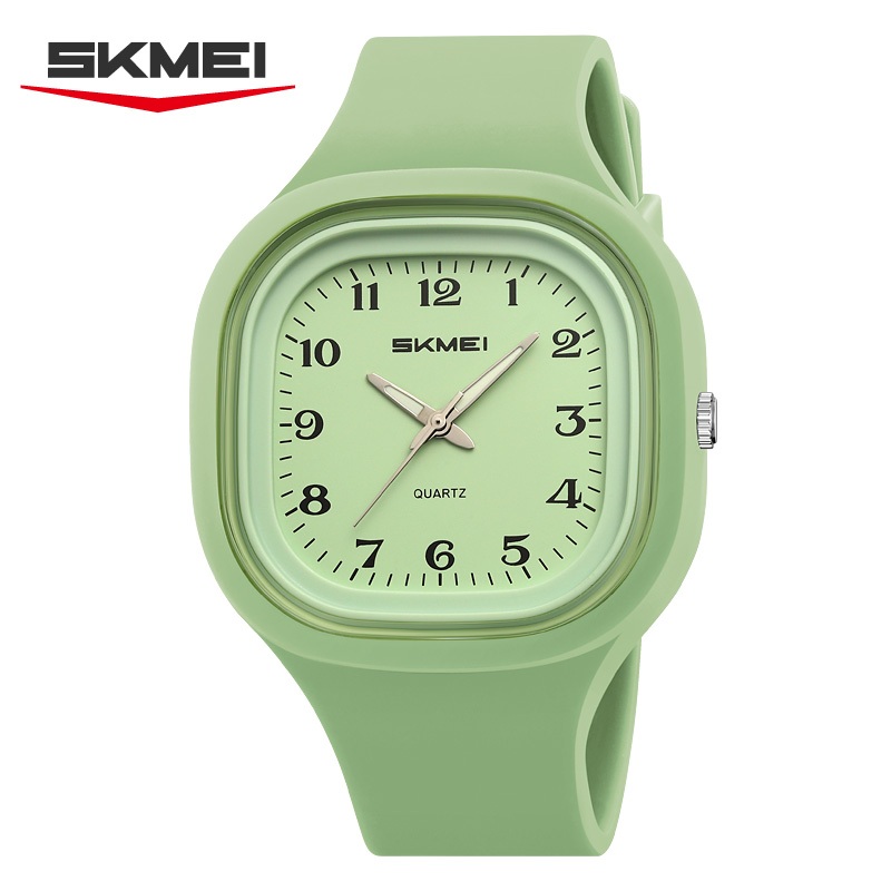 Jam Tangan ANALOG SKMEI 2501 LIGHT GREEN  Water Resistant 30m