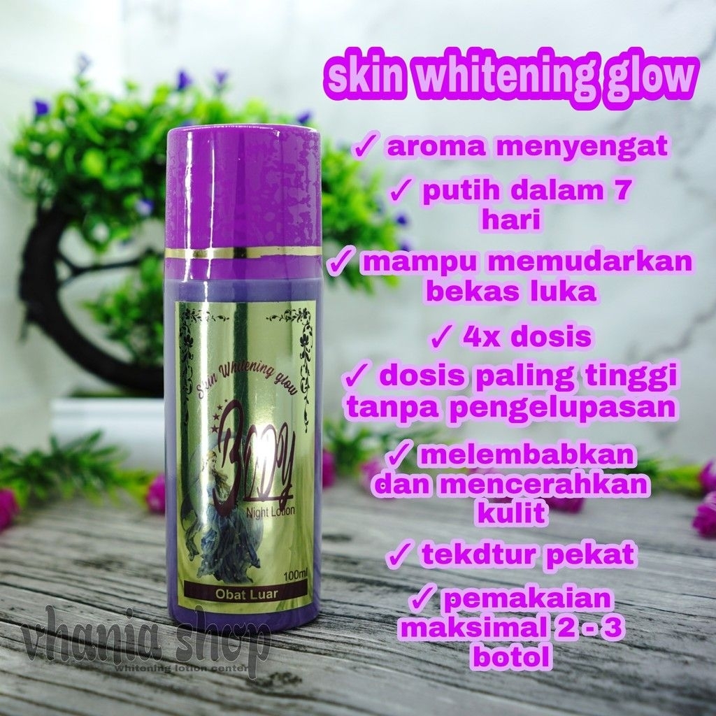 HB SKIN WHITENING GLOW MALAM 10X DOSIS K9 HDPE PEKAT STRONG