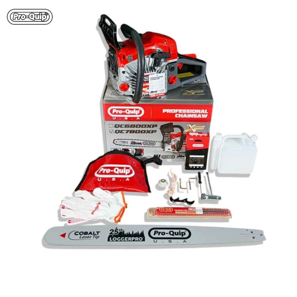 QC7800X MESIN CHAINSAW GERGAJI POTONG KAYU 25" 25 " PROQUIP QC 7800 X