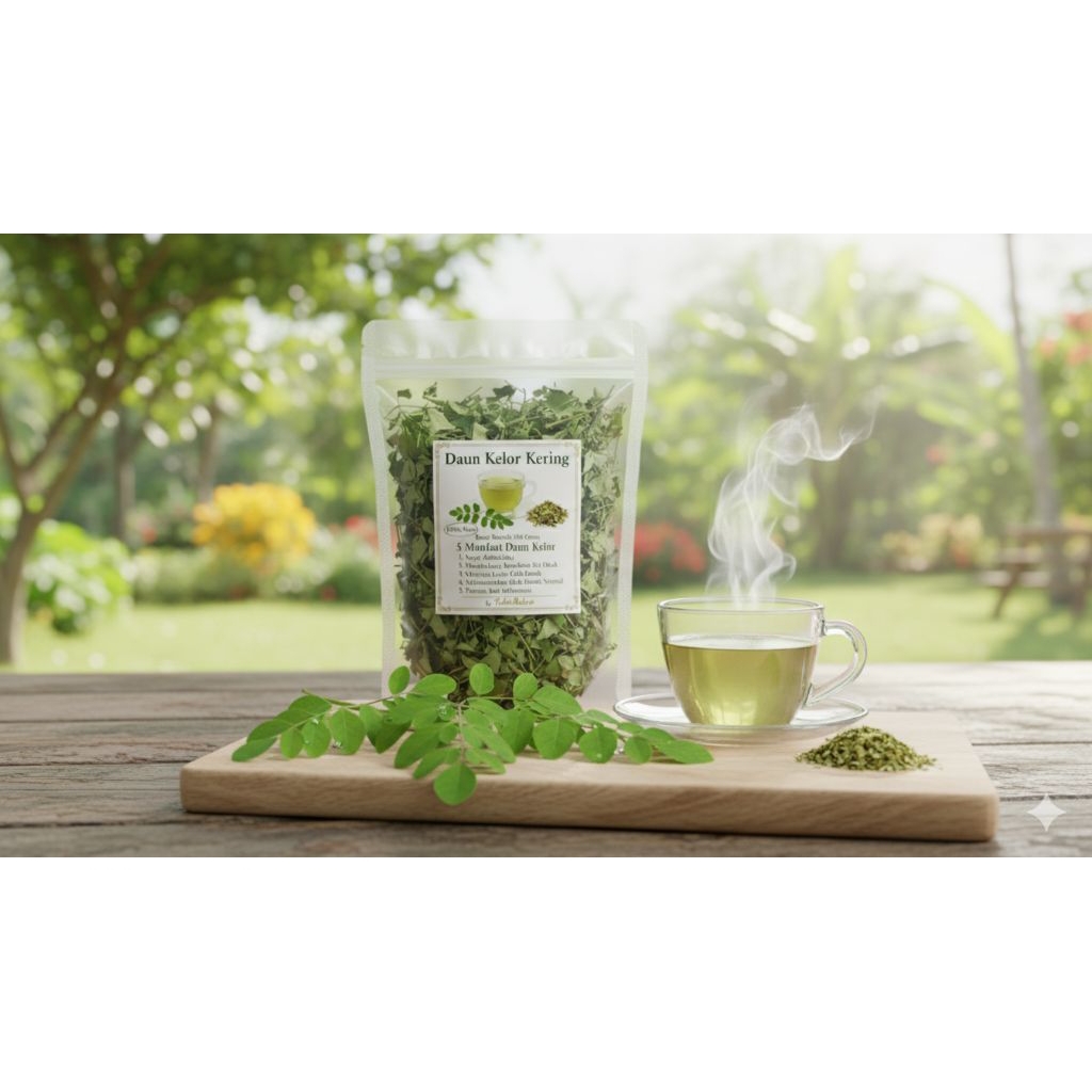 Daun Kelor Kering, Teh Daun kelor, 500Gr