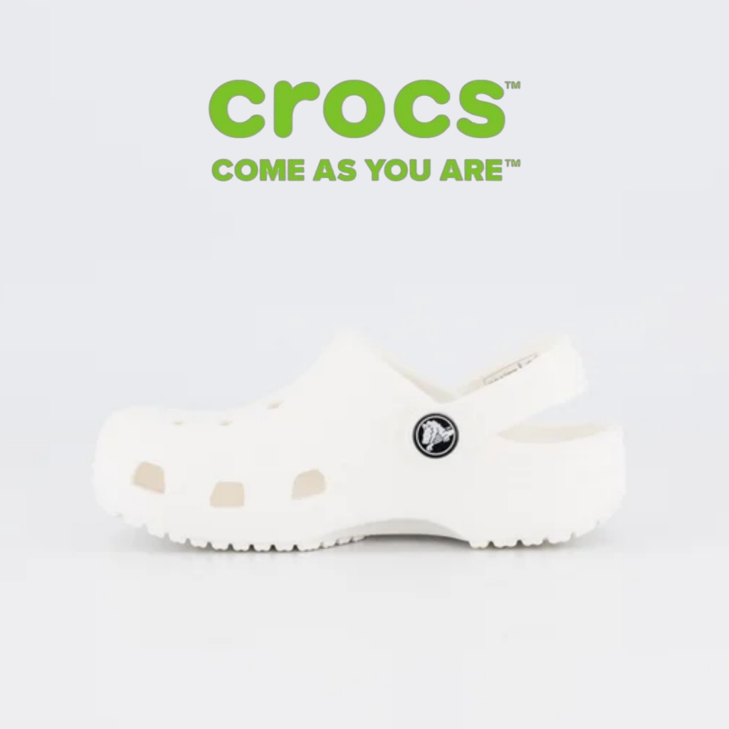 Cod Crocs Classic Kids Clog - White Nyaman Dan Ringan