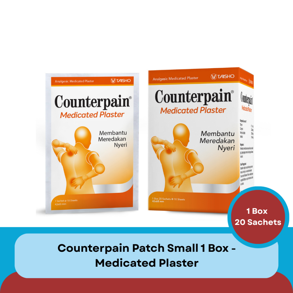 Counterpain Patch Small 1 Box - Medicated Plaster