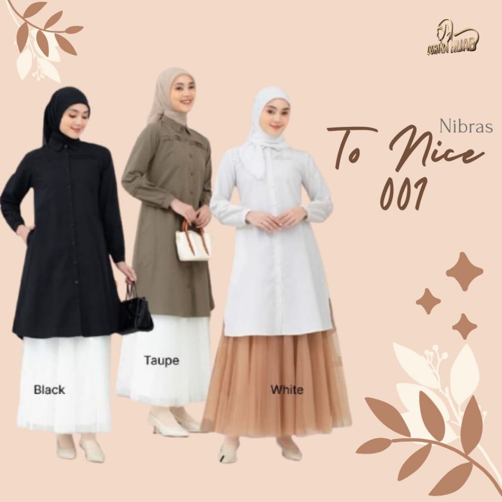 NIBRAS TONICE 001 / Nibras pride 2026 / tunik Nibras / tunik remaja / tunik formal / tunik dewasa / 