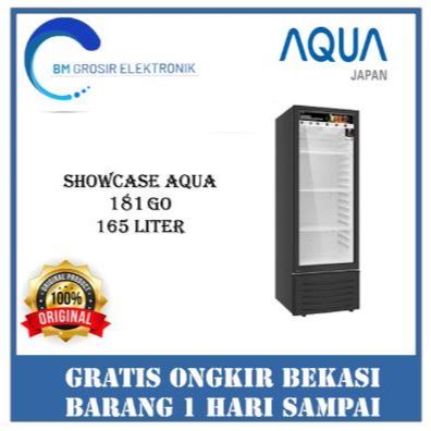 AQUA SHOWCASE AQB 181GO SHOWCASE 165 LITER KULKAS PENDINGIN MINUMAN