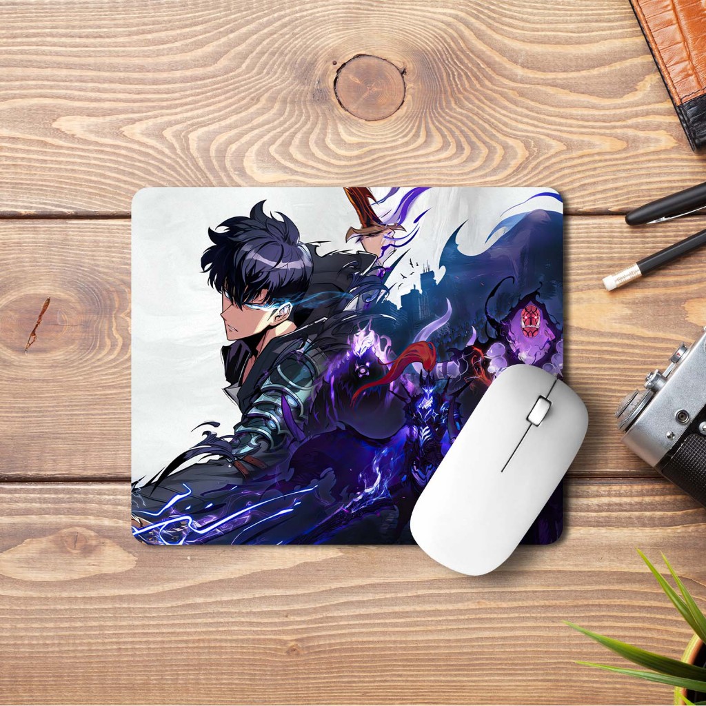Mousepad Solo Leveling antislip / bisa custom satuan