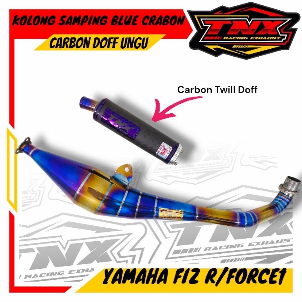Knalpot Fiz R F1zr Bluemoon Stainless TNX Racing Exhaust Suara Garing