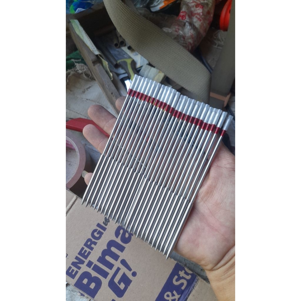 paku stenlis 13cm beli 10  free  2