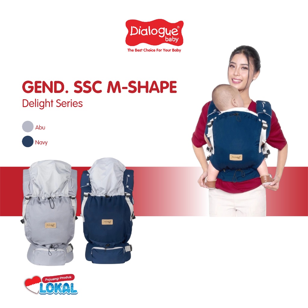 Dialogue Baby Gendongan Bayi SSC M-Shape Delight Series