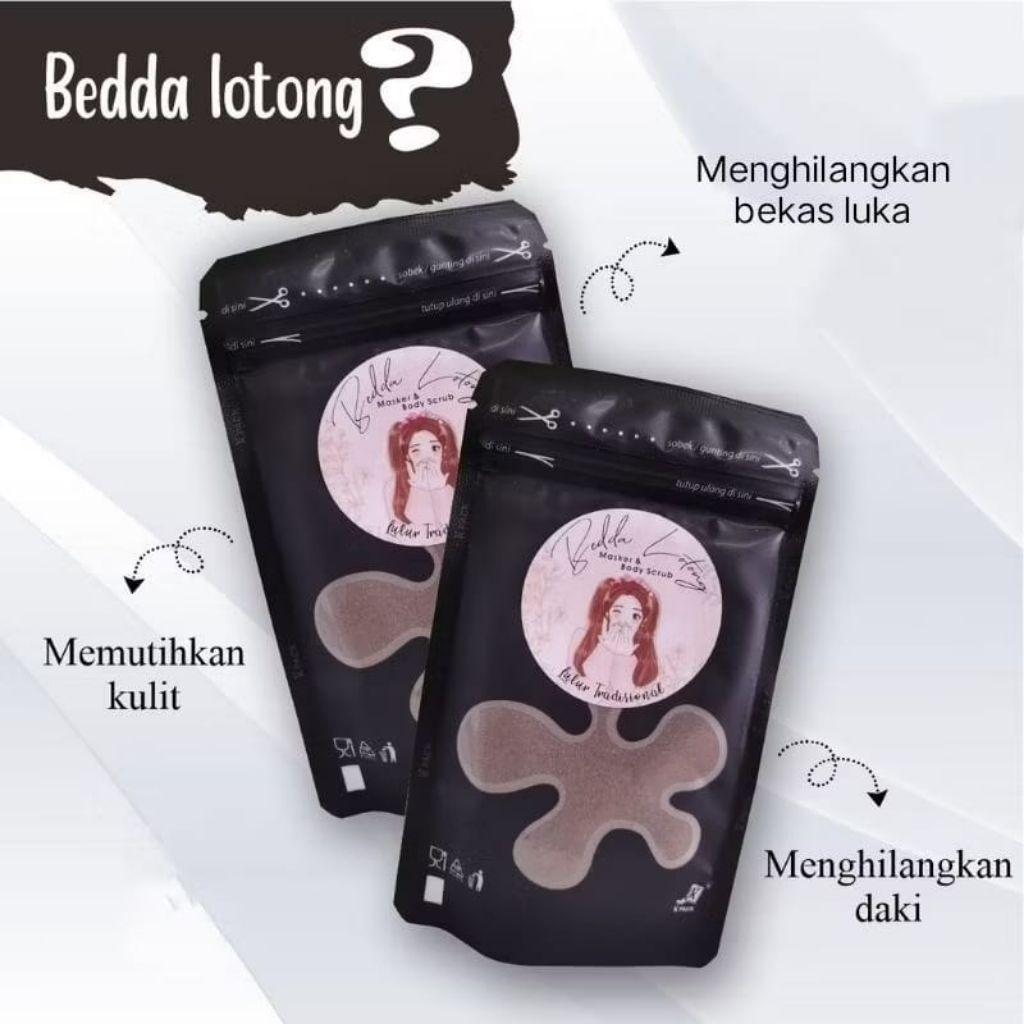 Lulur Bedda lotong 50gr