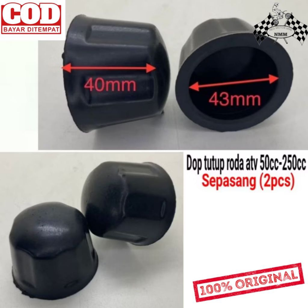 tutup as roda atv/karet dop atv/mini jeep-utv-buggy 2pcs