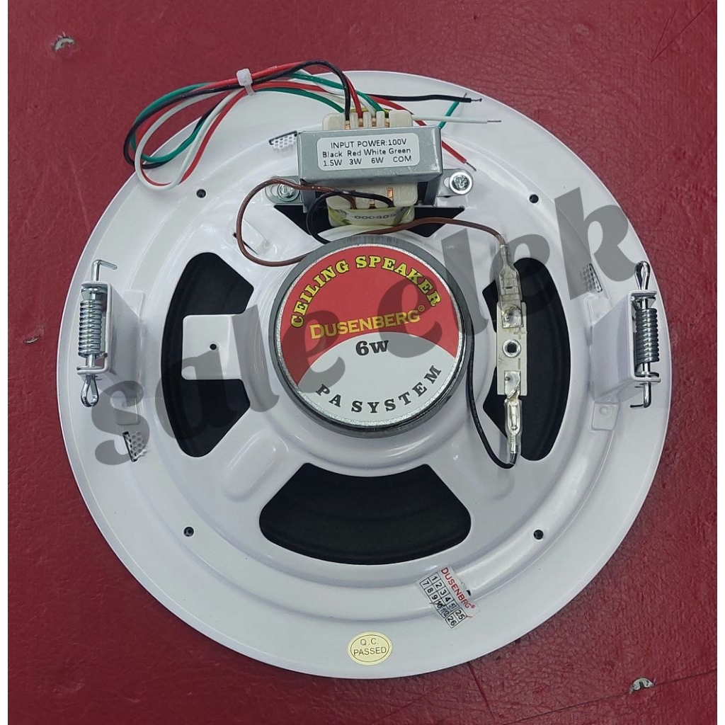 SPEAKER CEILING DUSENBERG 6 W SPEAKER PLAFON VOKAL MUSIC PREMIUM