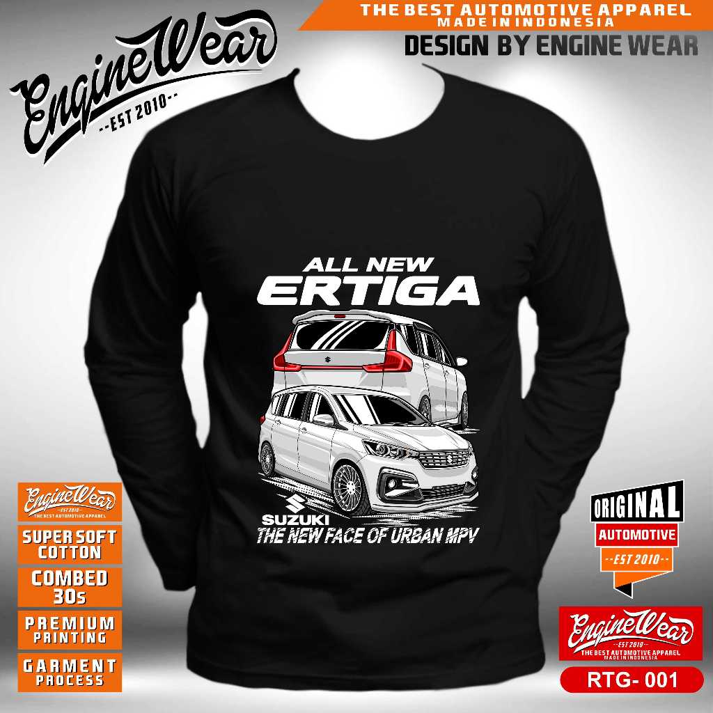 kaos suzuki all new ertiga tshirt ertiga baju mobil suzuki JDM otomotif fbck