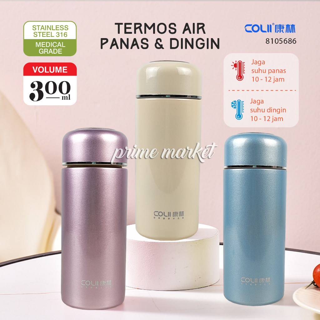Termos Air Panas 300ml Thermos Air Panas Tremos Air Panas Dingin Termos Mini (8105686) A263