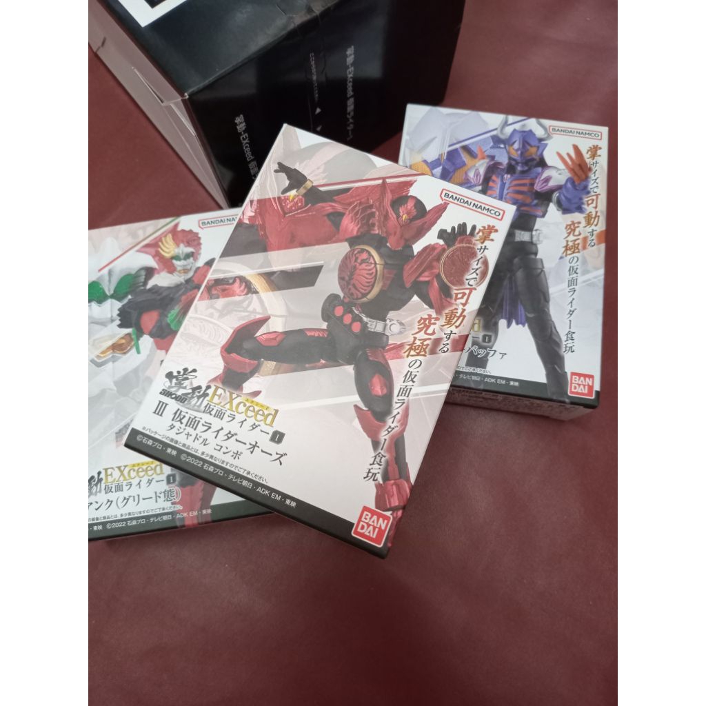 shodo exceed kamen rider buffa ooo tajador ankh
