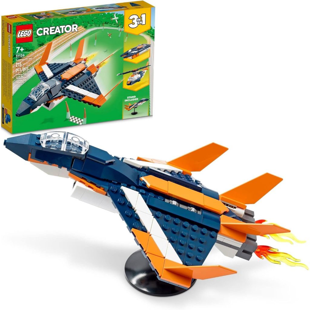 LEGO Creator 3 In 1 Jet Plane Helicopter Boat