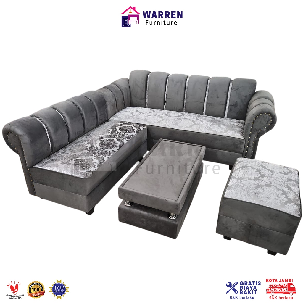 Sofa Ruang Tamu / Sofa Baru / Kursi Meja ruang Tamu / Sofa L Sakura