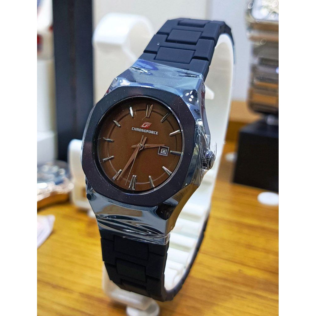 Chronoforce 5359 labbrown jam wanita