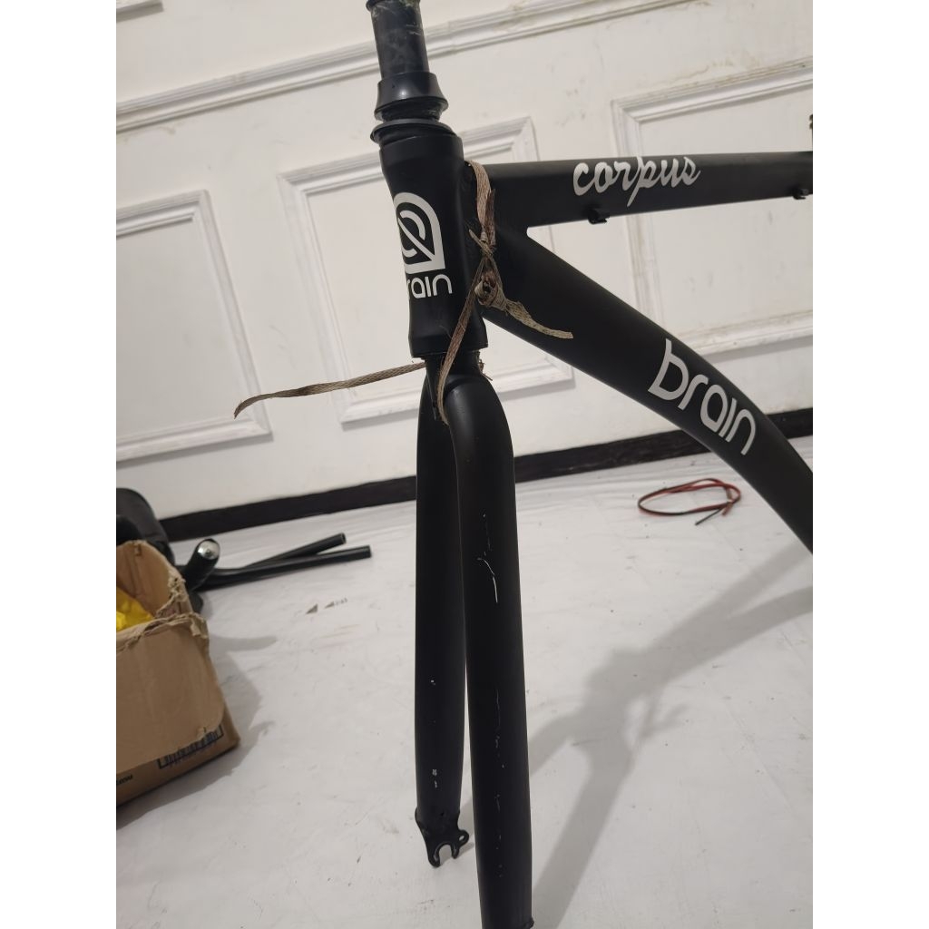 FRAME SEPEDA FIXIE BRAIN ALLOY PRELOVED