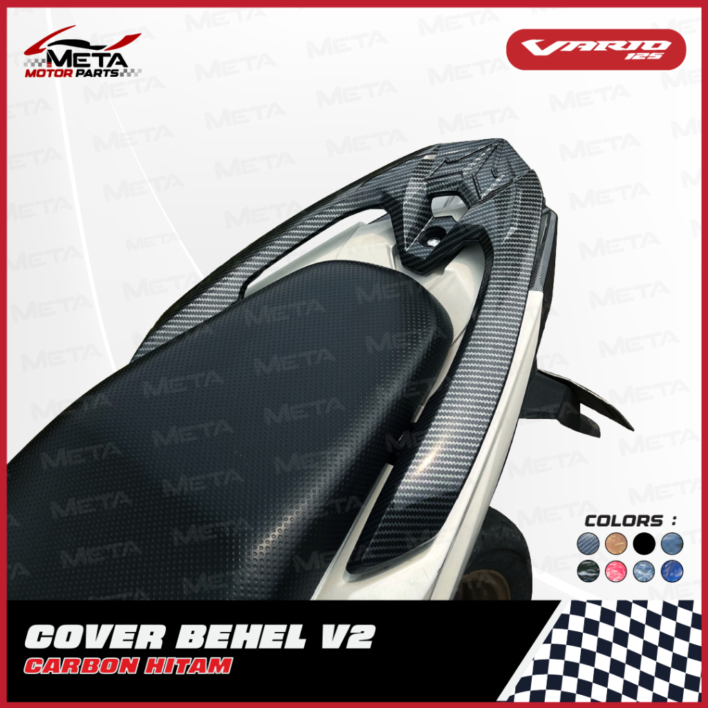 Upper Stoplamp Behel Cover V2 Aksesoris Motor Vario 125 & 150 LED OLD 2015 - 2017 Bahan Plastik Abs