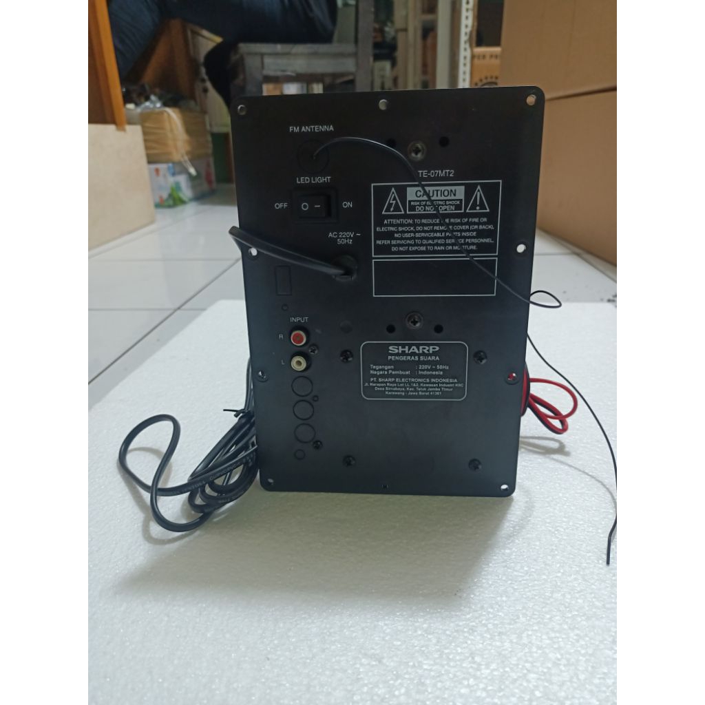 Power Speaker Aktif Sharp Model Cbox Original